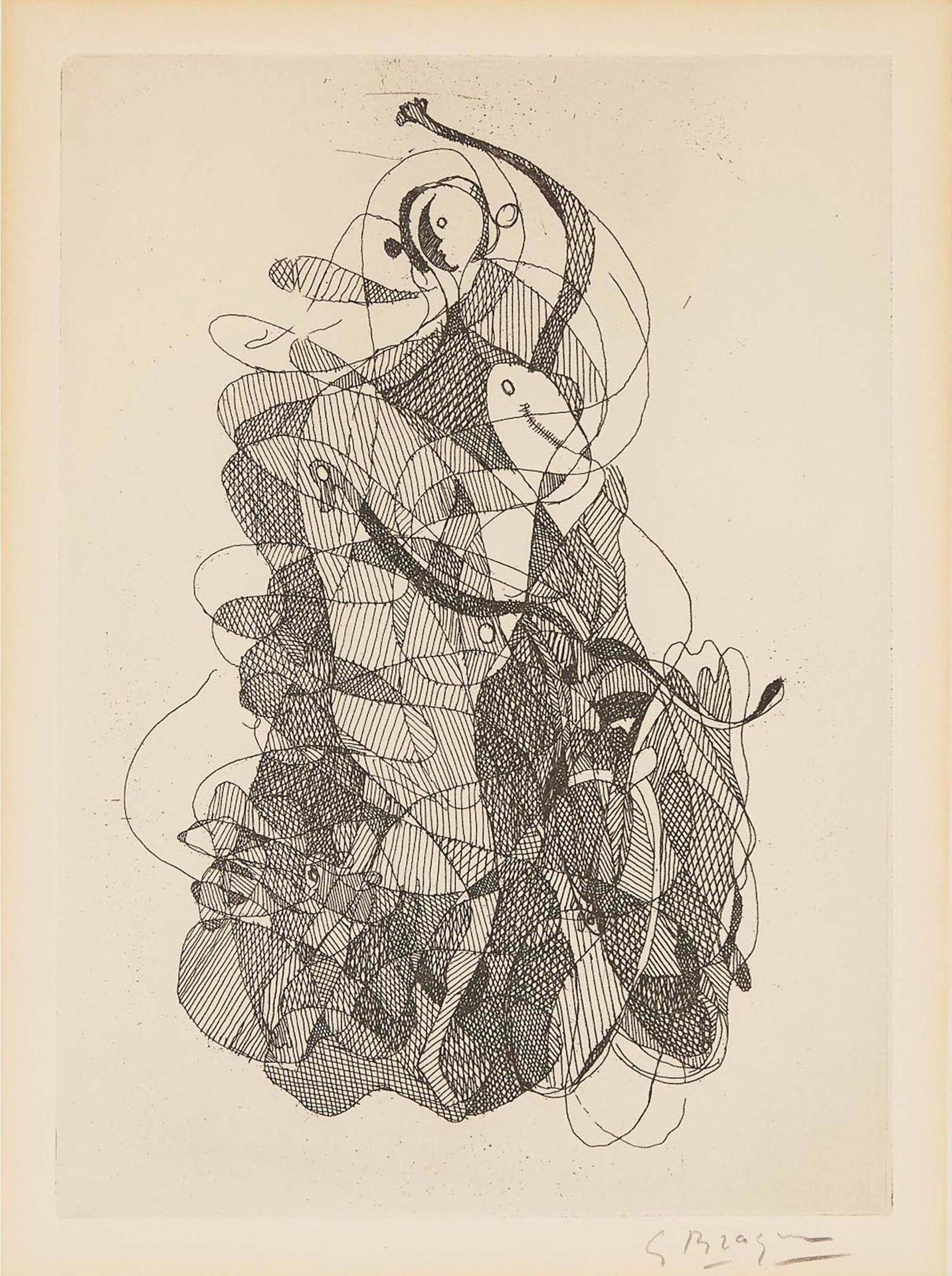 Georges Braque (1882-1963) - LA DANSE, 1934 [V. 25]