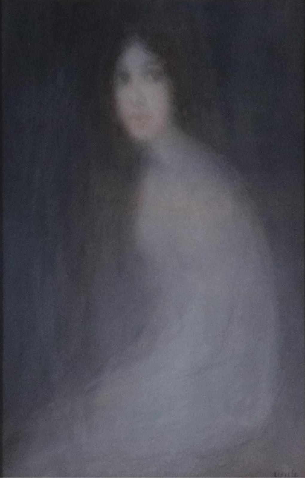 Charles Ernest de Belle (1873-1939) - Portrait Of A Girl