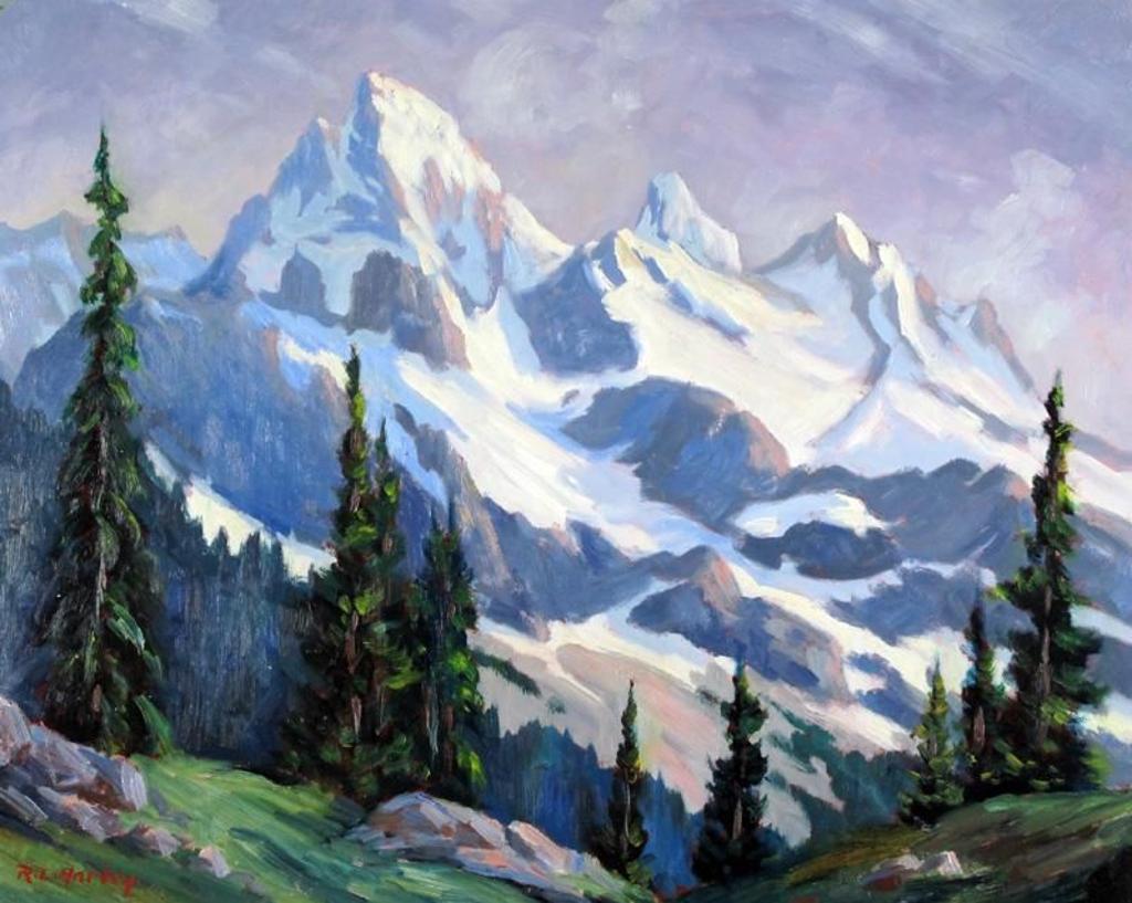 Reginald Llewellyn Harvey (1888-1963) - On The Trail To Lake Ohara