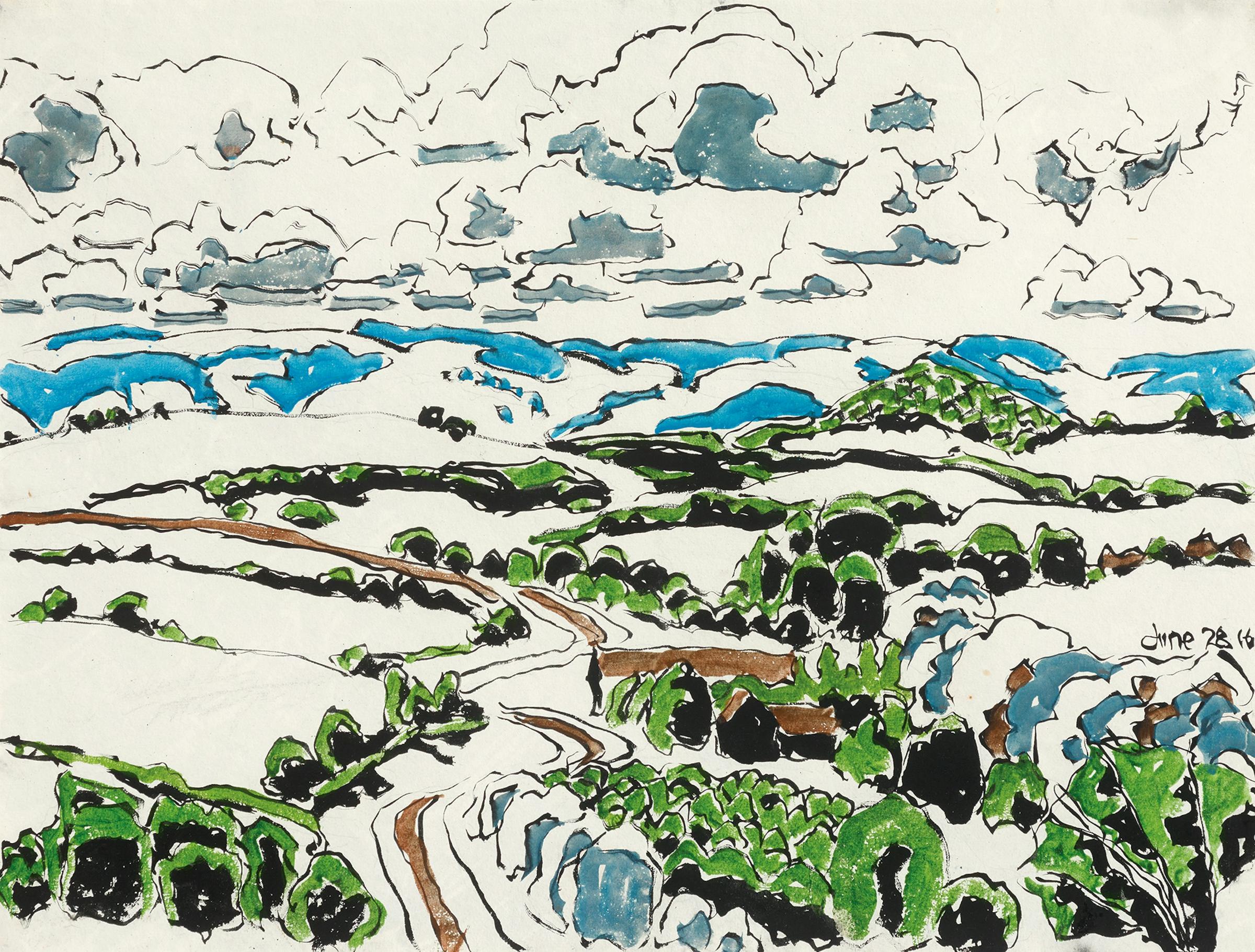 David Browne Milne (1882-1953) - Road to Copake, 1916