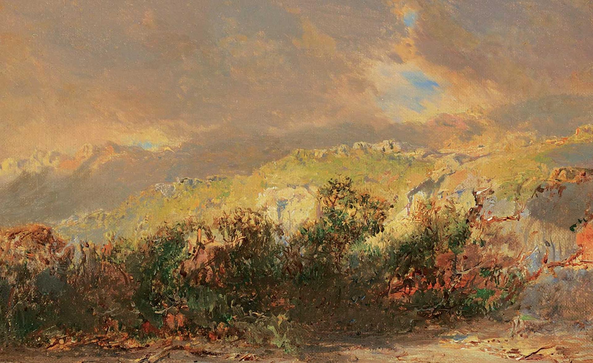 Otto Rheinhold Jacobi (1812-1901) - Untitled - Cloudy Day