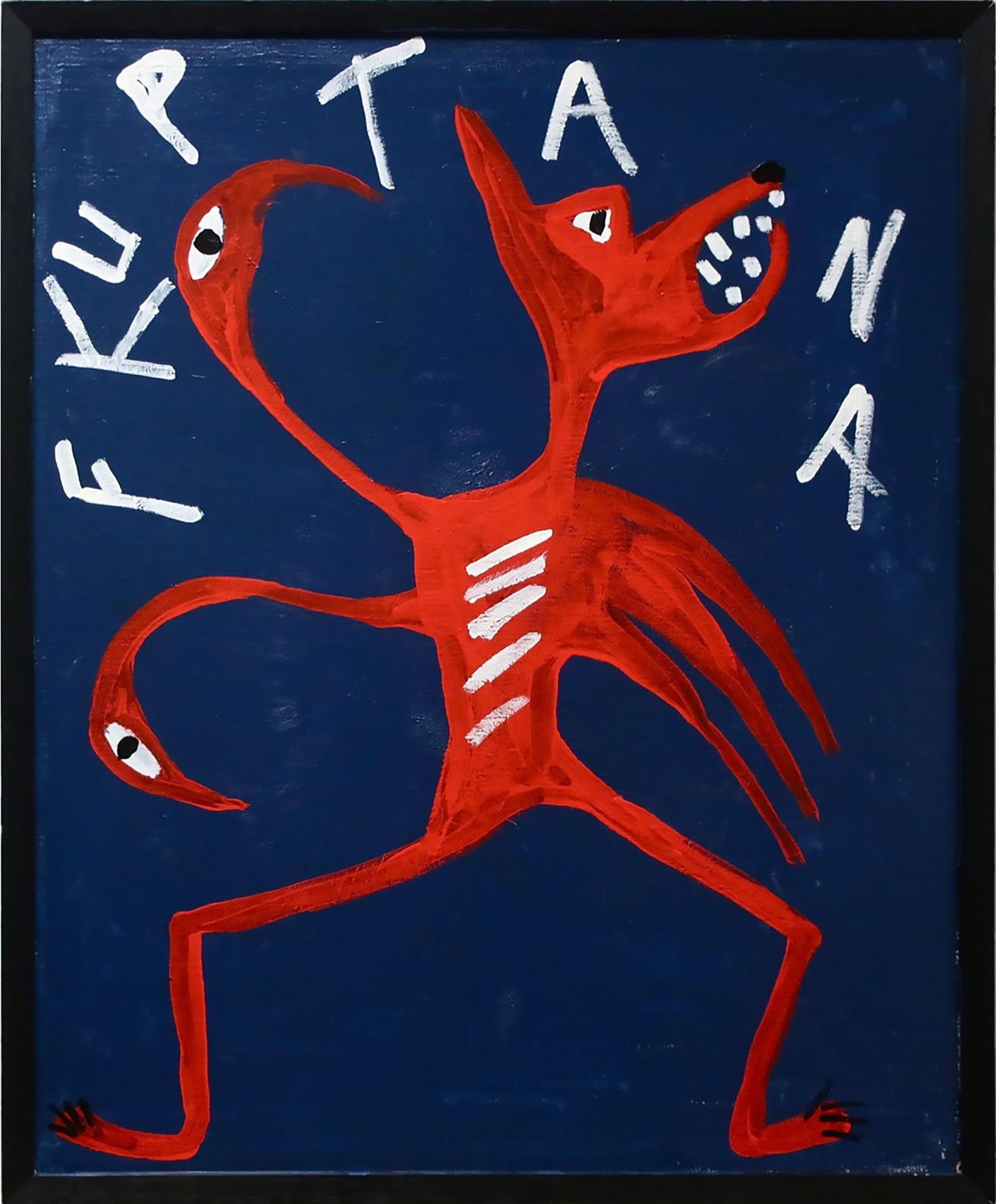 Floyd Kuptana (1964-2021) - Untitled (Red Creature)