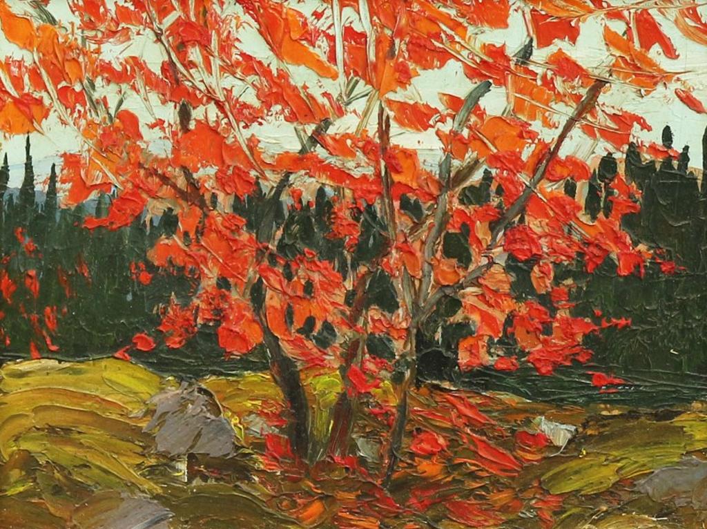 Illingworth Holey (Buck) Kerr (1905-1989) - Red Maple And Black Spruce; 1973