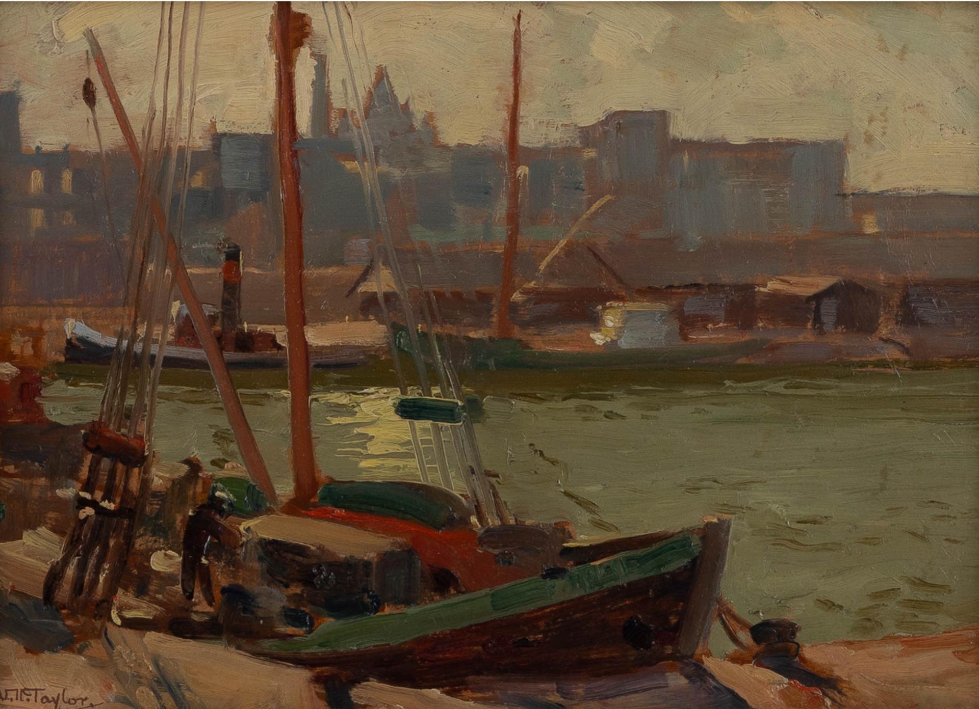 William Hughes Taylor (1891-1960) - Montreal Harbour