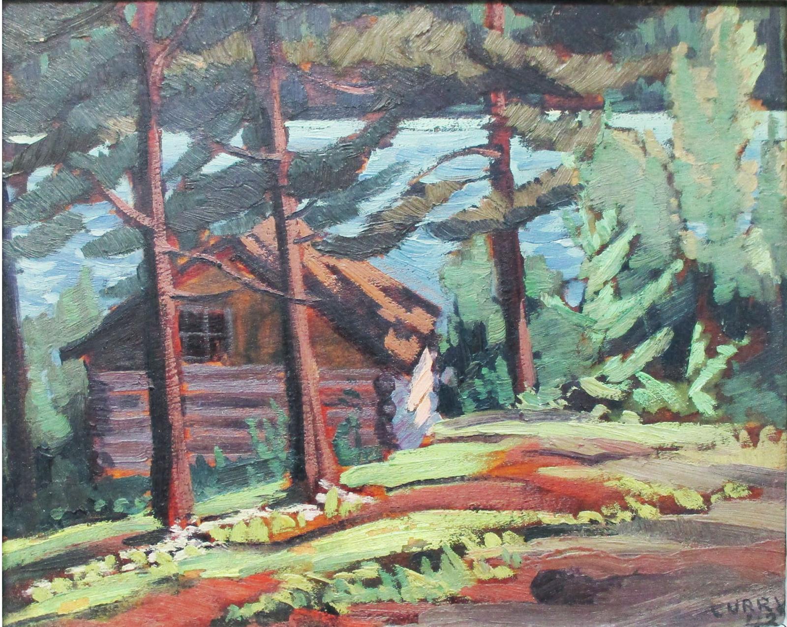 Ethel Luella Curry (1902-2000) - Lakeside cabin