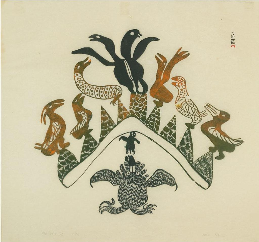 Pitseolak Ashoona (1904-1983) - Strange Birds