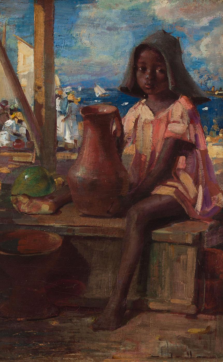 Peleg Franklin Frank Brownell (1857-1946) - The Little Girl, St. Kitts