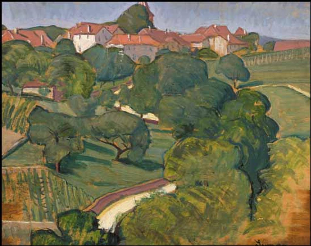 John Goodwin Lyman (1886-1967) - Village in France