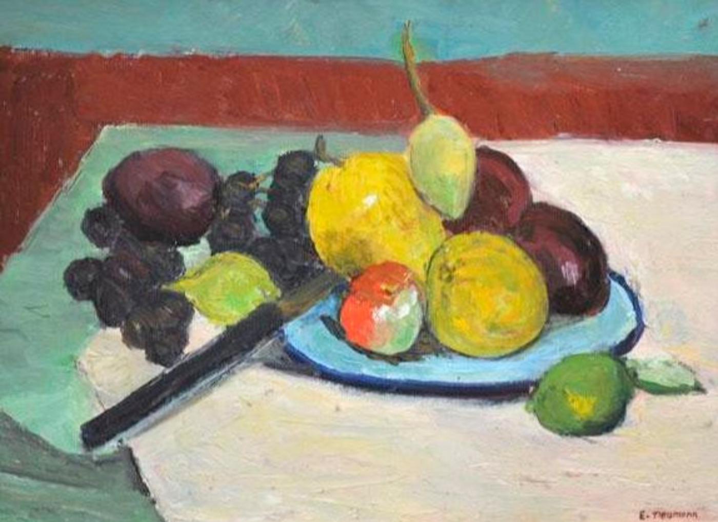 Ernst Neuman (1907-1956) - Nature morte aux fruits