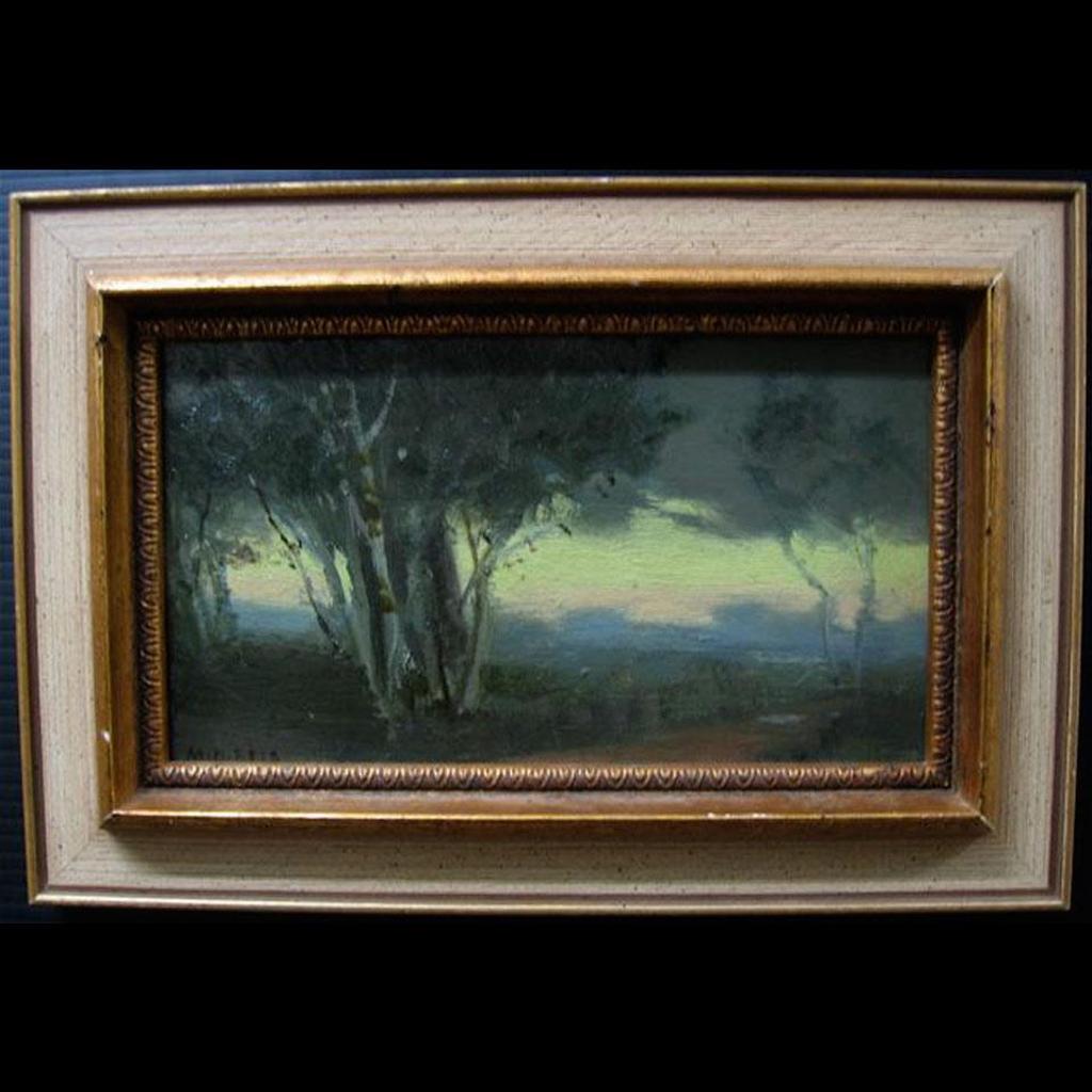 Mary Augusta Hiester Reid (1854-1921) - Evening Landscape Study