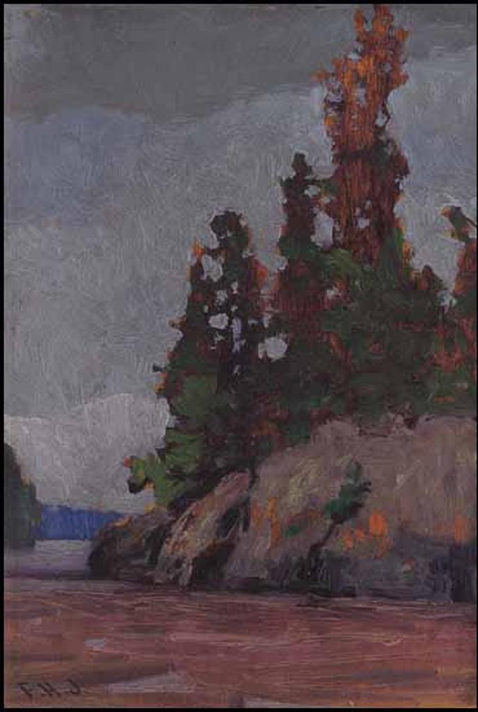 Frank (Franz) Hans Johnston (1888-1949) - On the N.E. Corner of Bryce's Island, Lake of the Woods