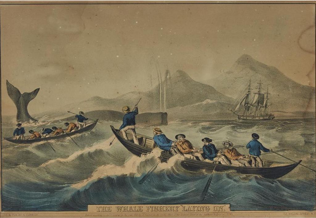 Nathaniel Currier (1813-1888) - The Whale Fishery 