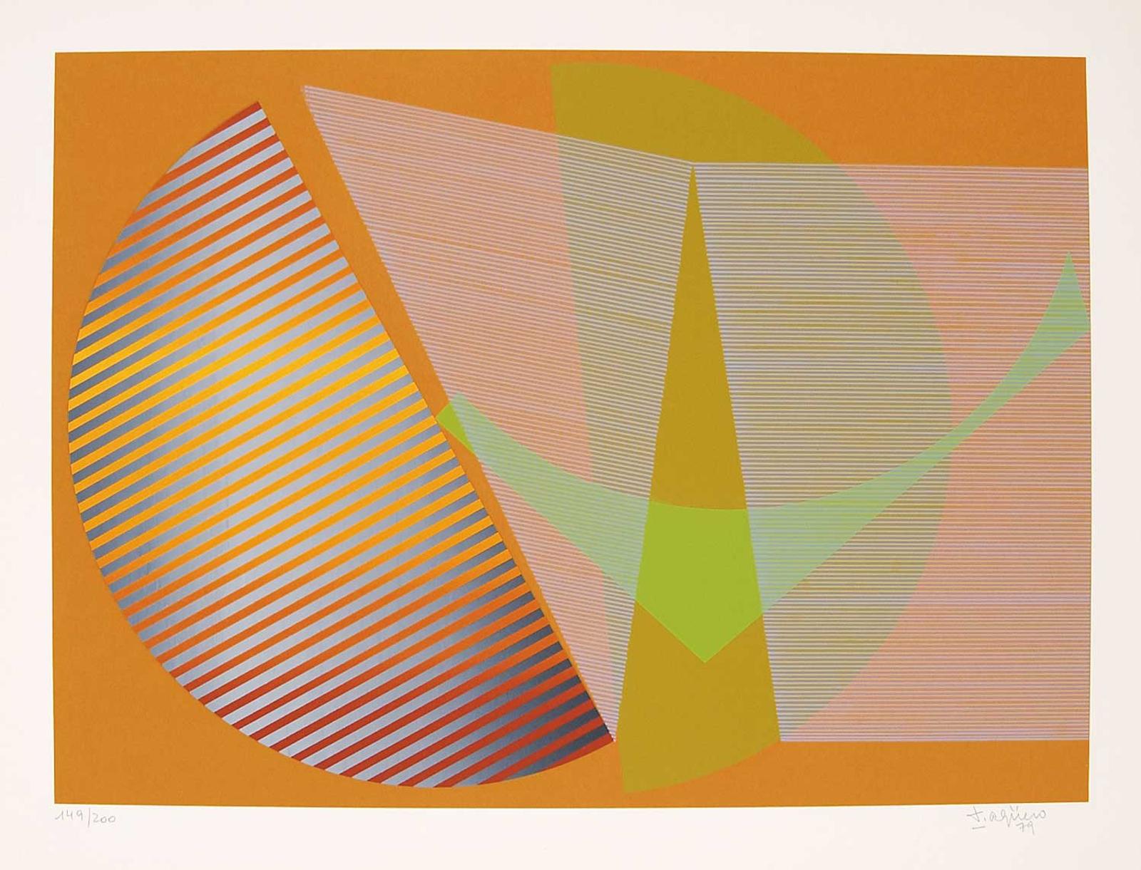 Leopoldo Torres Aguero - Untitled - Yellow and Grey Sphere  #149/200