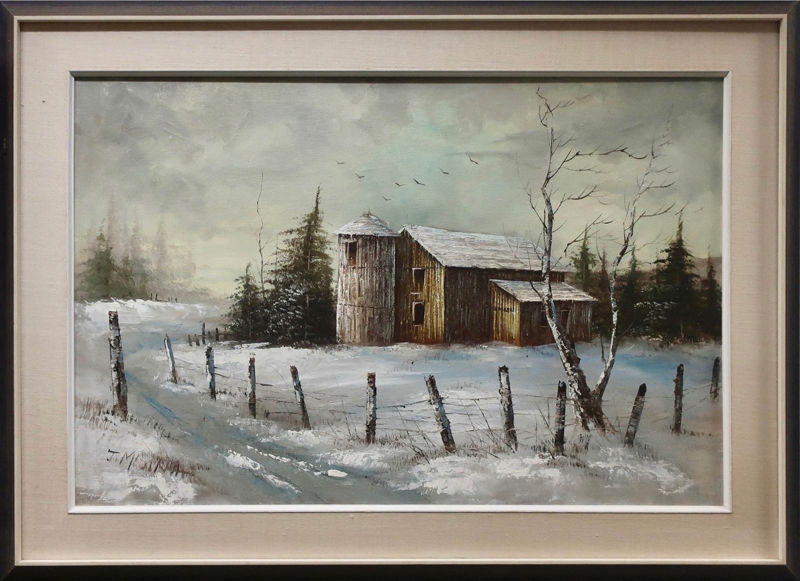 J. Medina - Untitled (Old Barn - Winter)