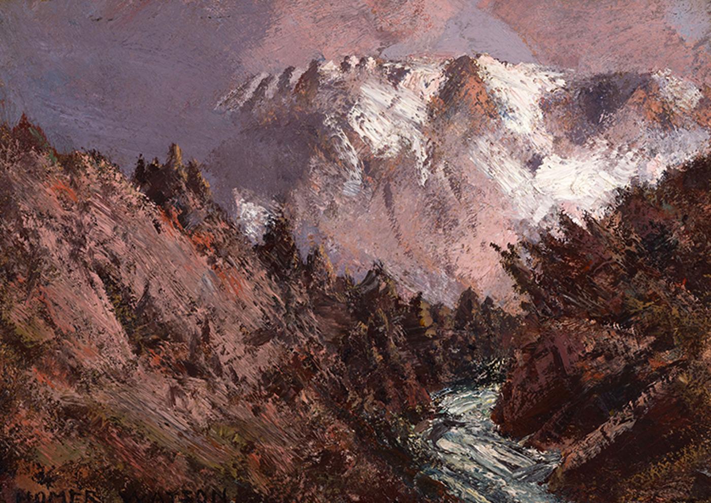 Homer Ransford Watson (1855-1936) - Mountain Landscape