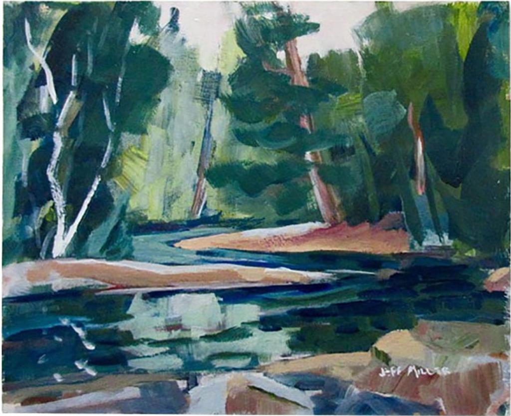 Jeff Miller (1931) - Oxtongue R. Bend Above Ragged Falls Ont.