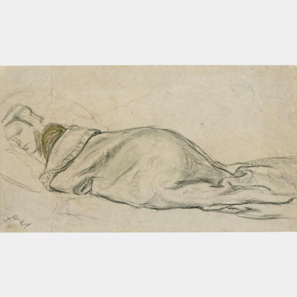 Frederick Horseman Varley (1881-1969) - Sleeping Figure