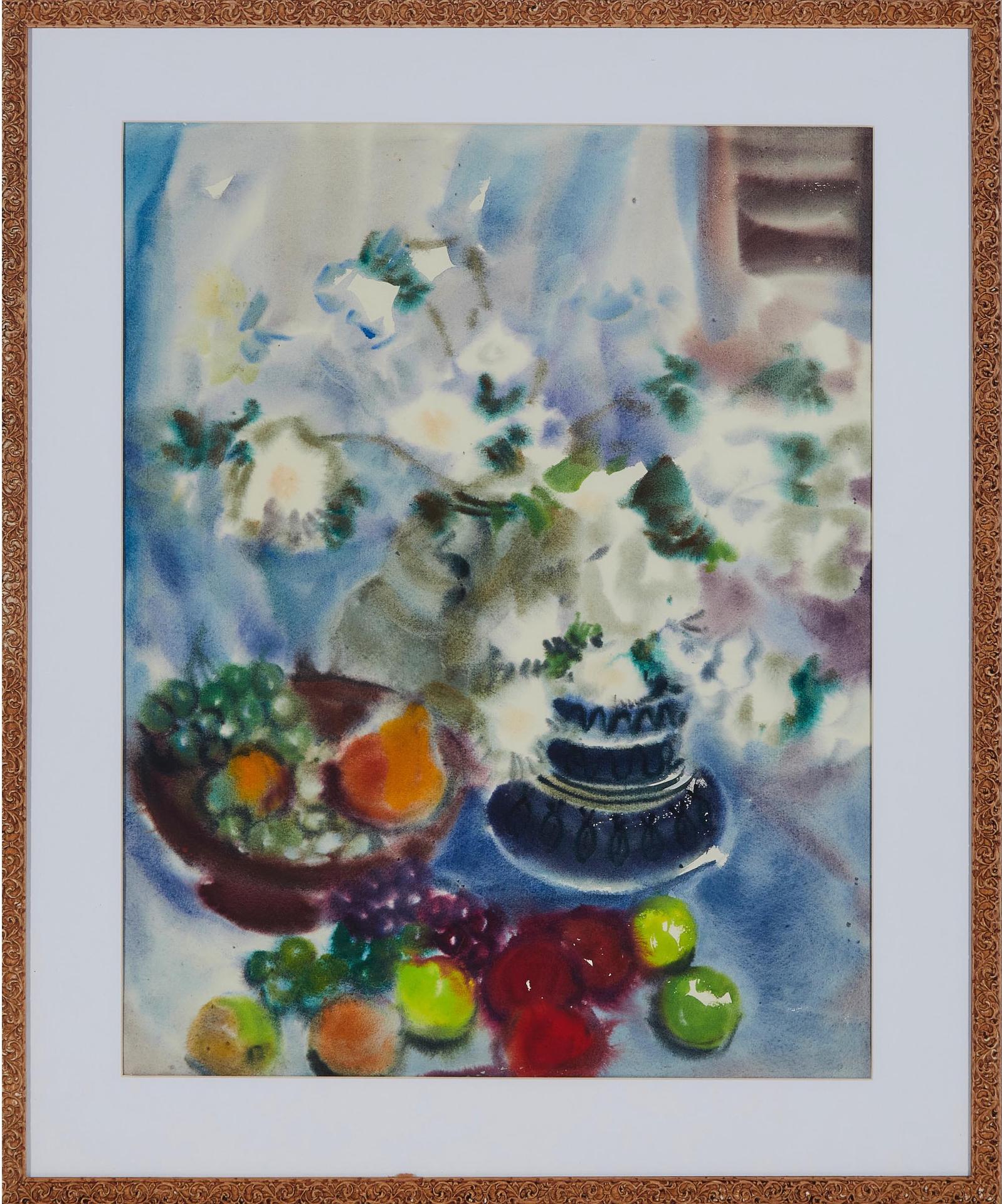Vasyl Ponikarov - Still Life (Flowers & Fruit)