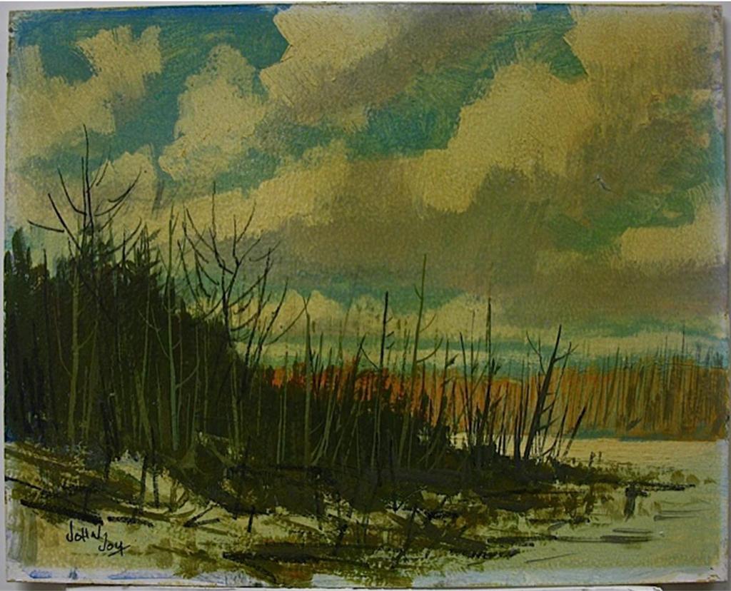 John Joy (1925-2012) - Lake Study - Cloudy Day