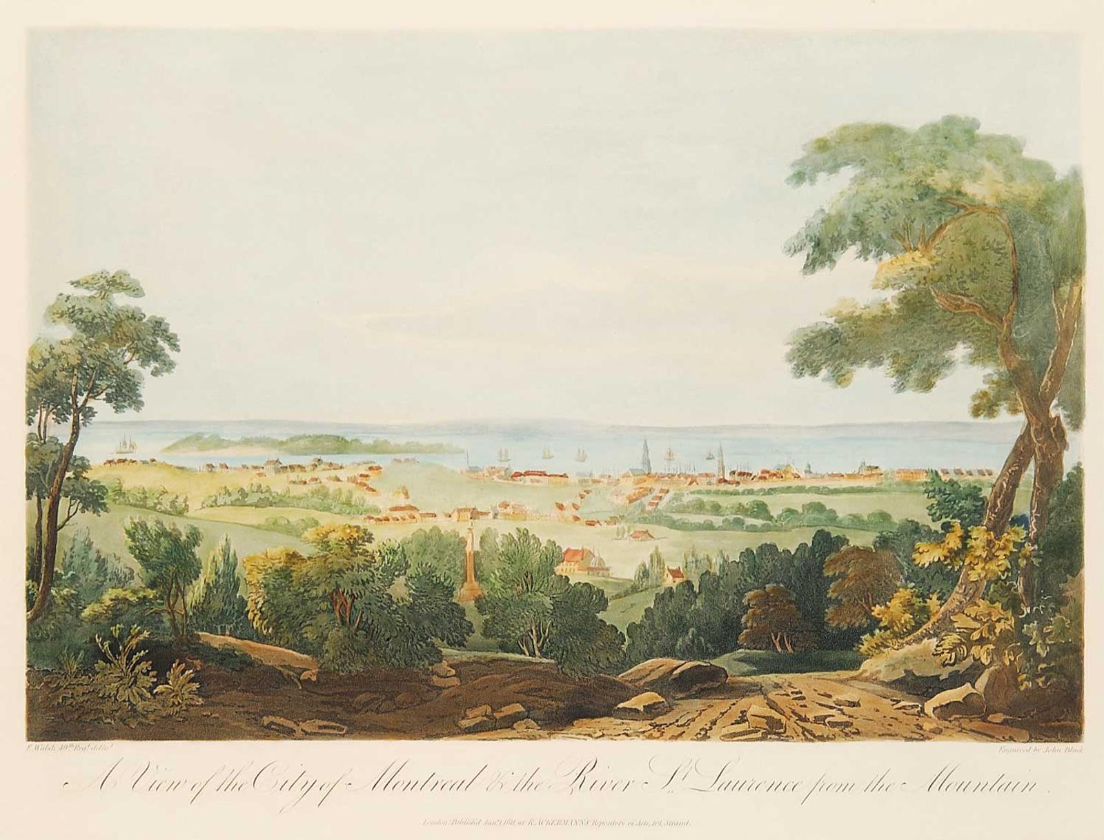Edward Walsh - A View of the City of Montreal and the River St. Laurance from the Mountain