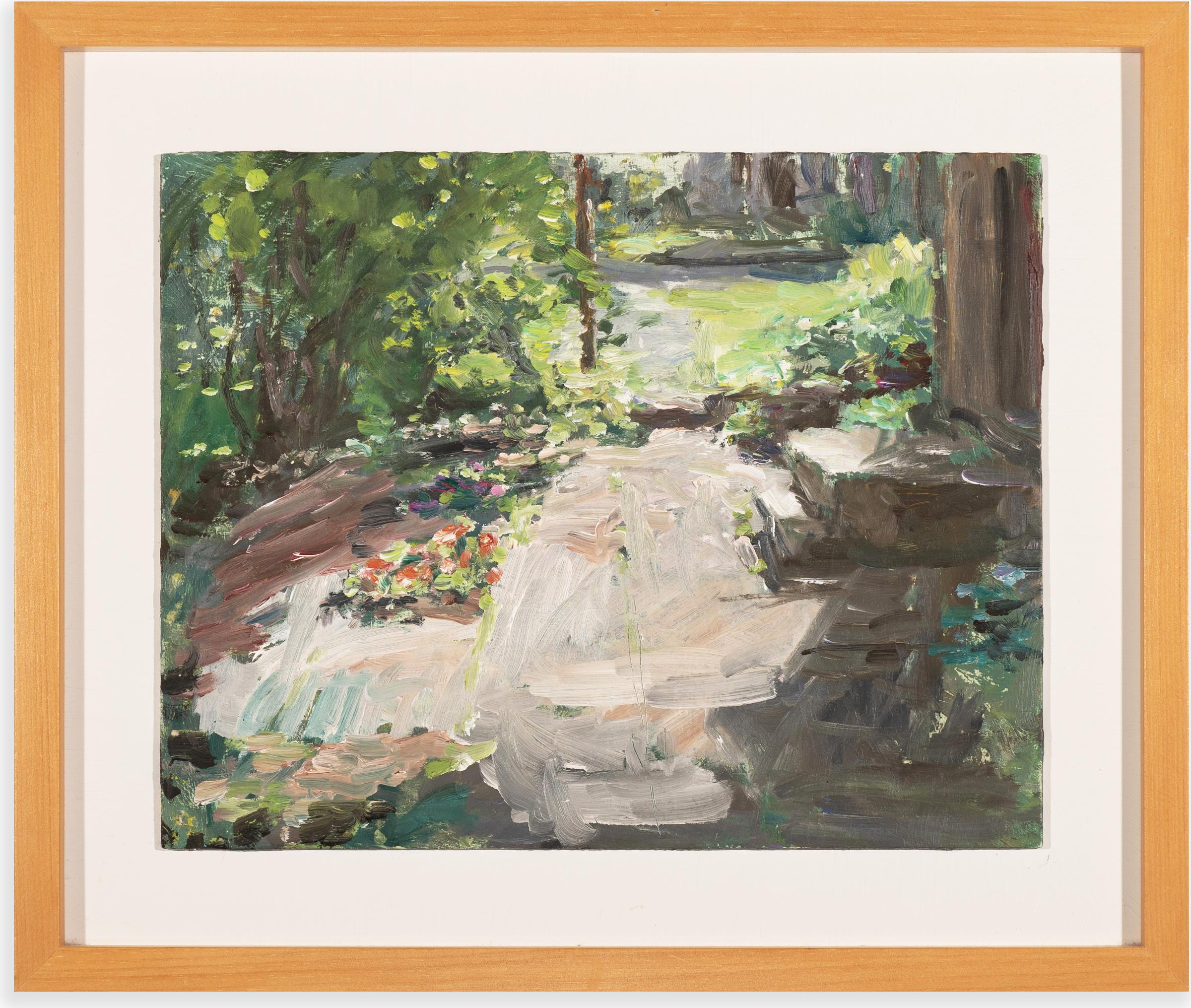 Stephen May (1957) - Patio with Impatiens