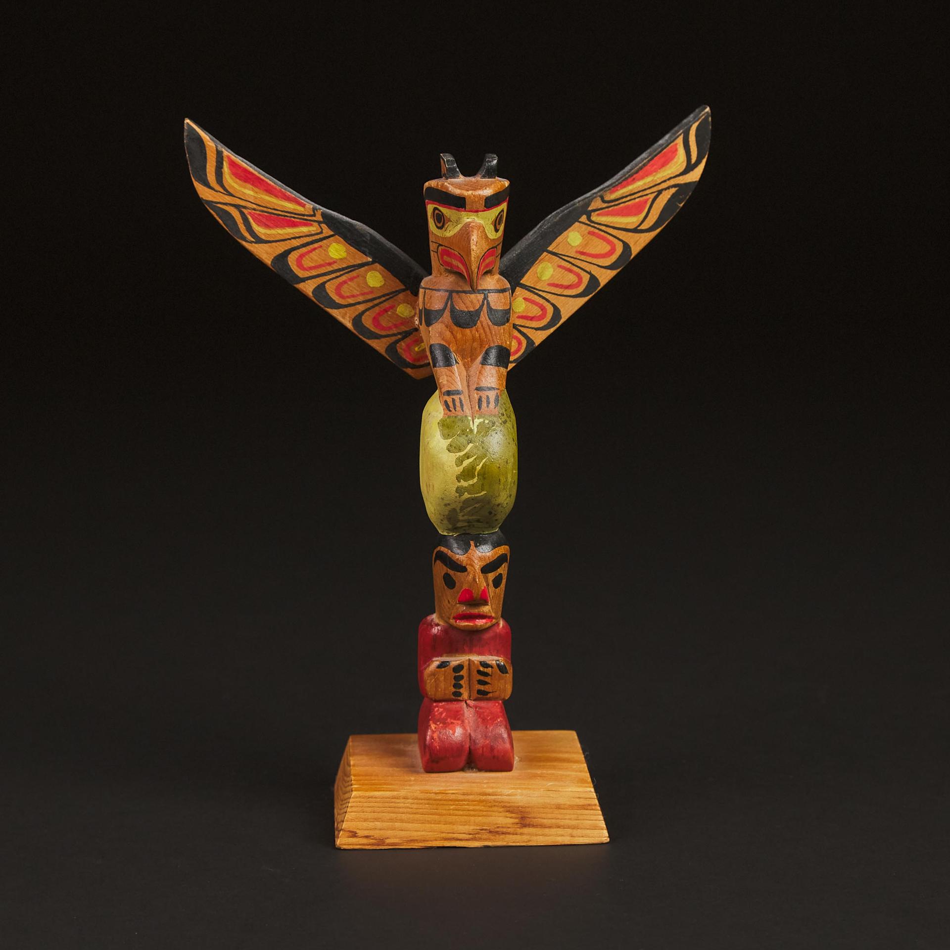 Ellen May Neel (1916-1966) - Totem Land Model Totem Pole