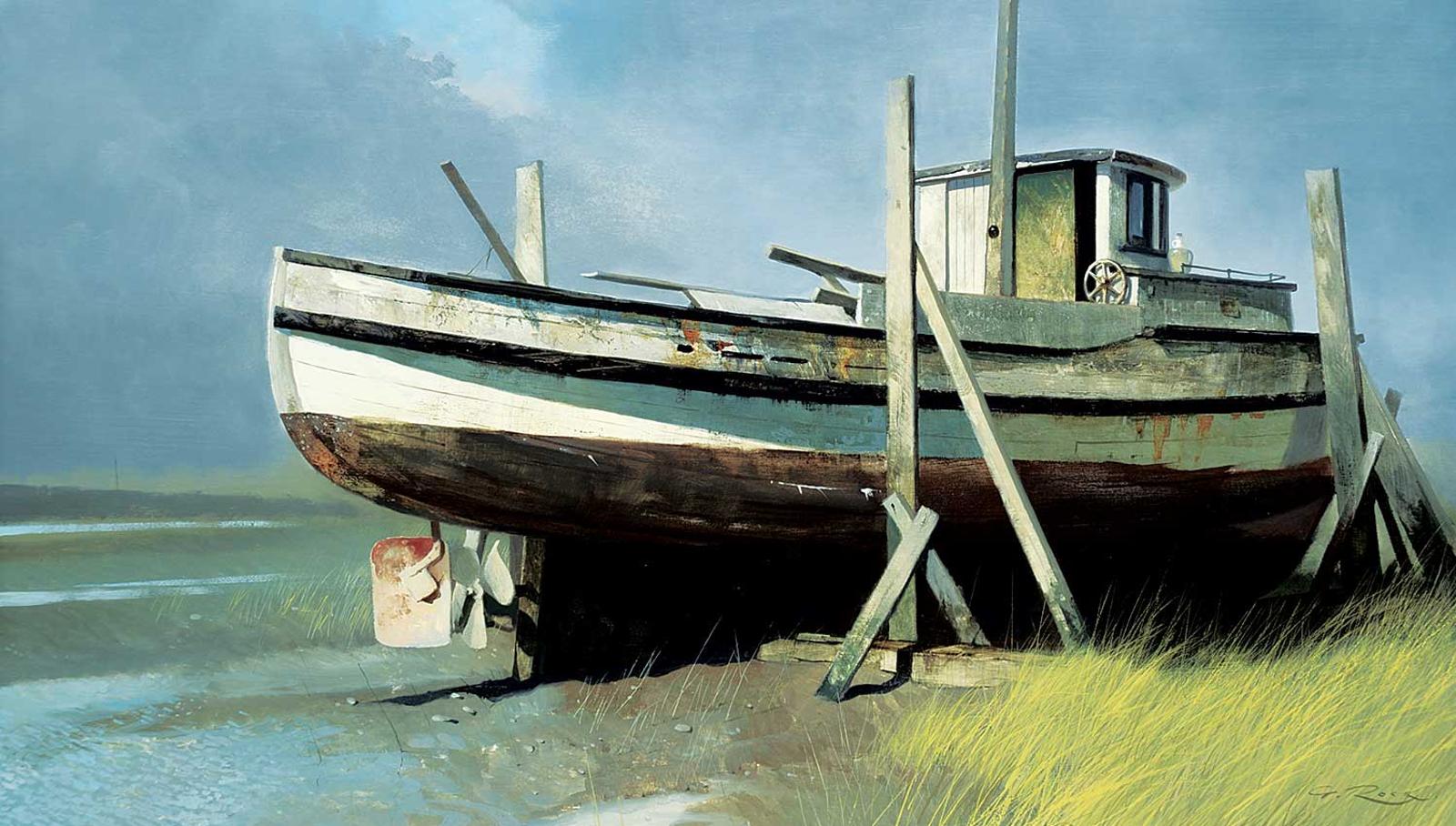 Geoffrey Allan Rock (1923-2000) - Oyster Harbour [Ladysmith B.C.]