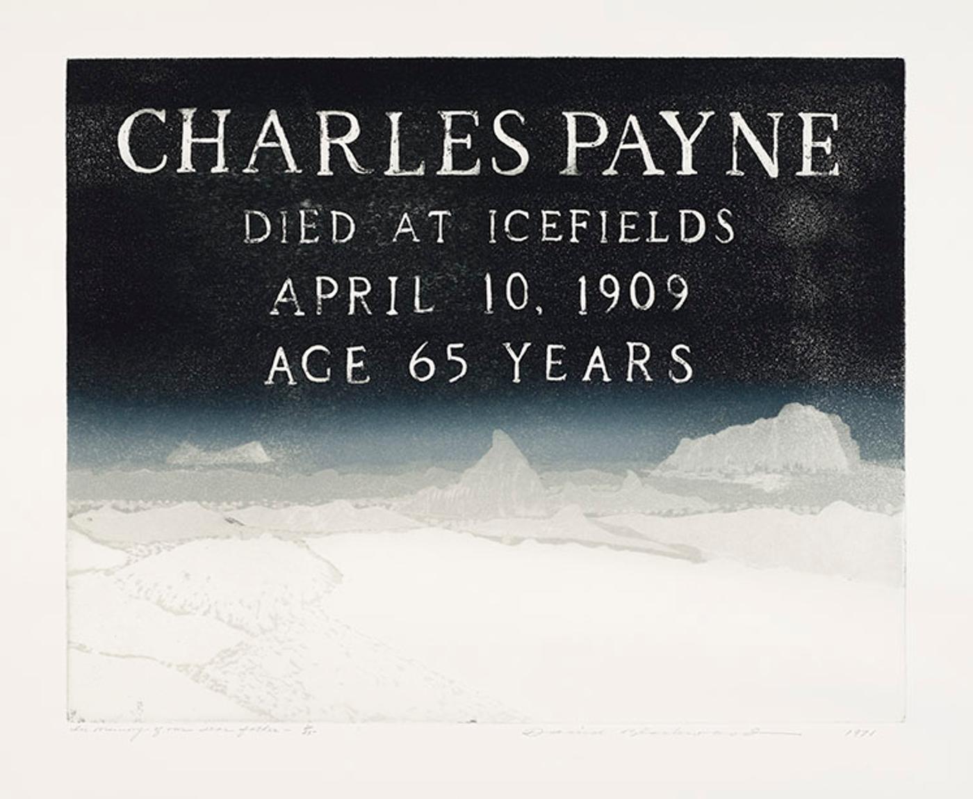 David Lloyd Blackwood (1941-2022) - Inscription at Belvedere