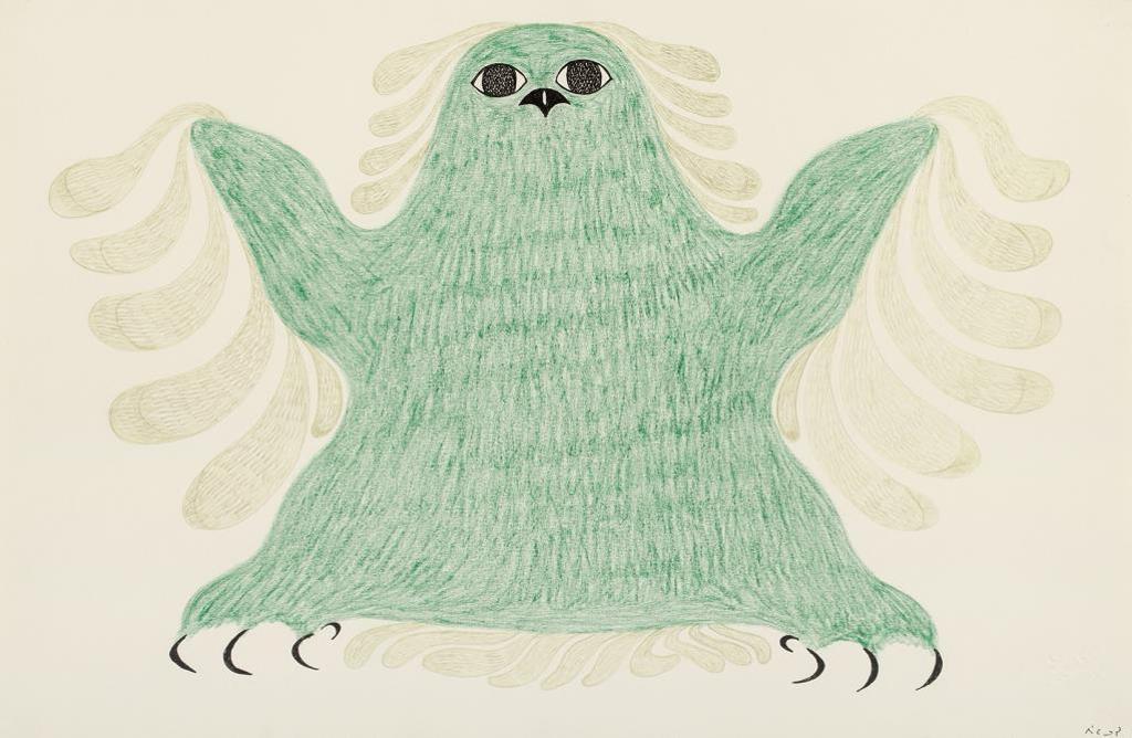 Pitaloosie Saila (1942-2021) - Owl, c. 1984/85