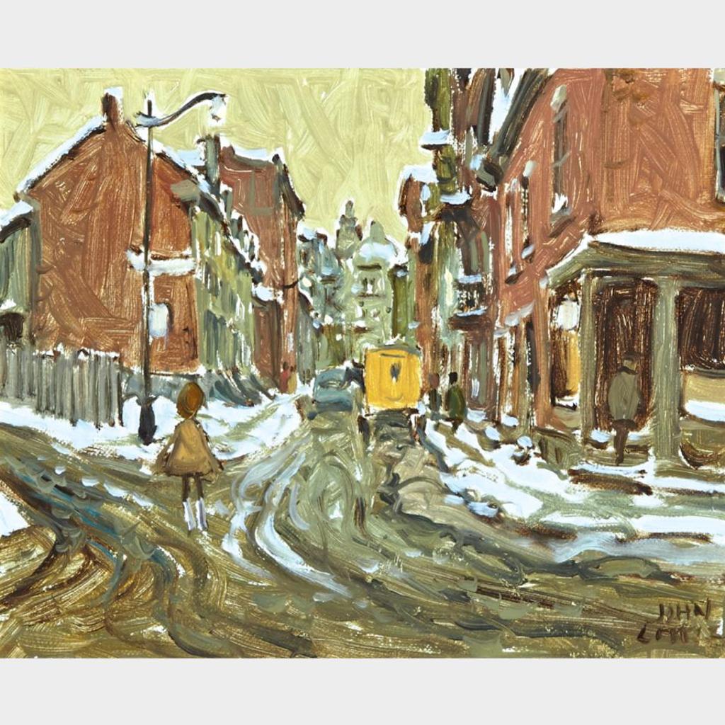 John Geoffrey Caruthers Little (1928-1984) - Rue Champs De Mars, Montreal, ‘65
