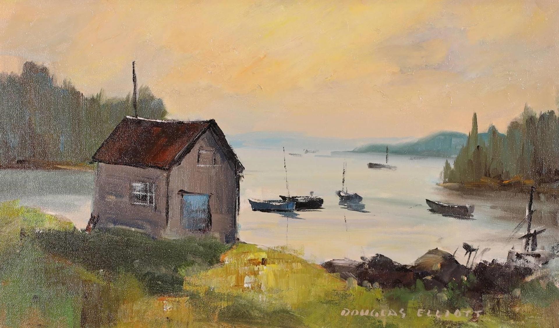 Douglas Ferfguson Elliott (1916-2012) - Quiet Cover, Boutiliers Cove, N.S