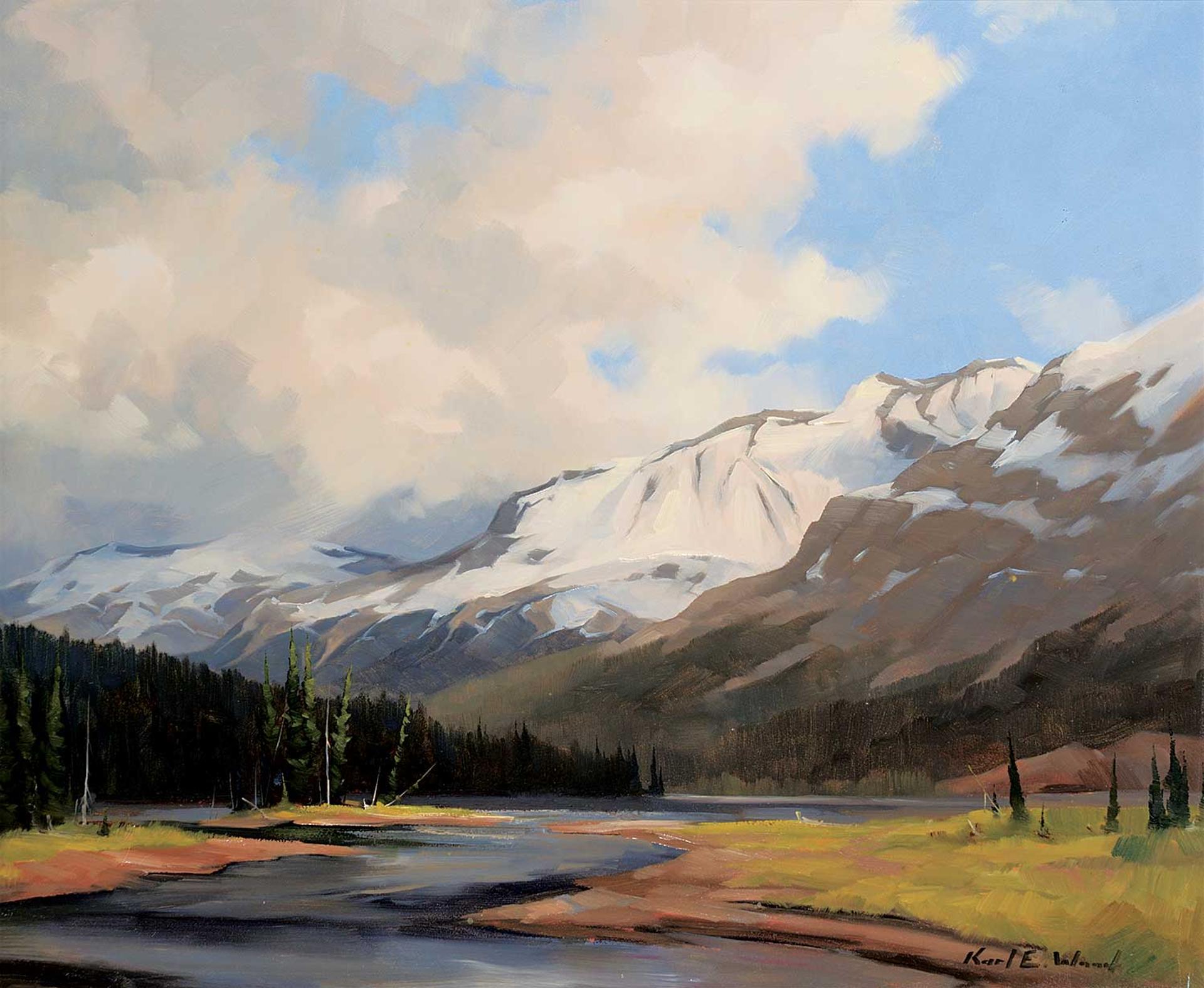Karl E. Wood (1944-1990) - Smokey River, Mt. Robson Prov. Park