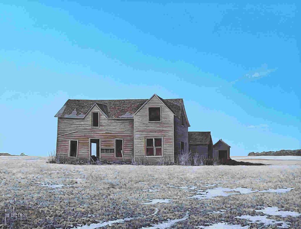 Jim Akerman - Old House, Camrose, Alberta; 2004