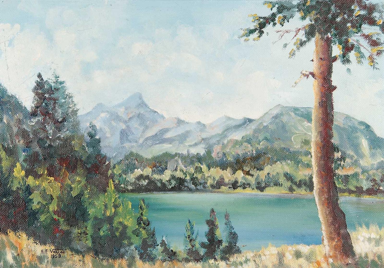 Armand Frederick Vallee (1921-2009) - Untitled - Mt. Burgess, Emerald Lake, B.C.