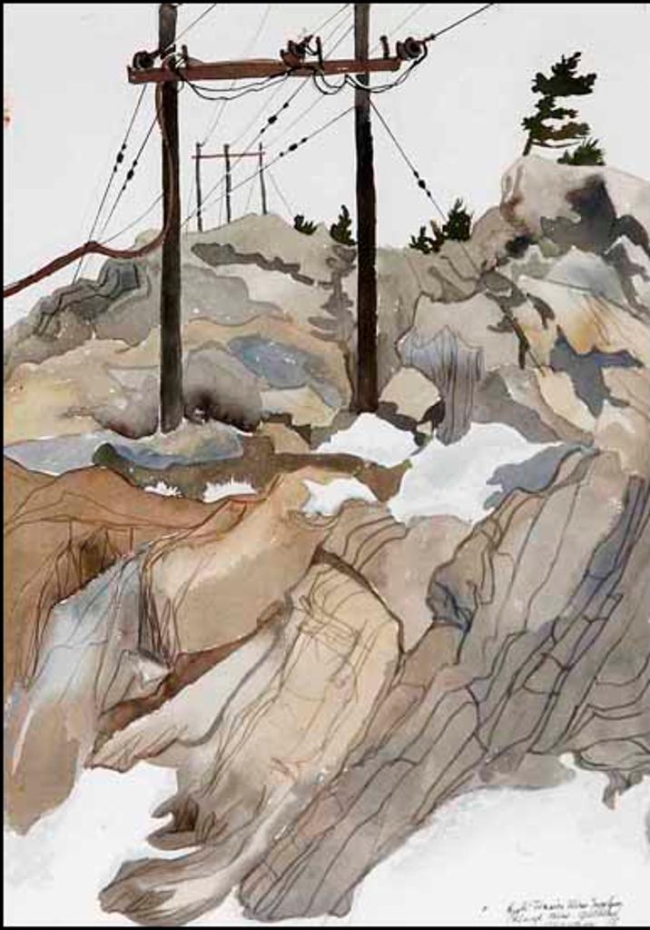 Joseph Marohnic (1934) - High Tension Wires Supplying Coland Mine, Atikokan (01927/2013-468)