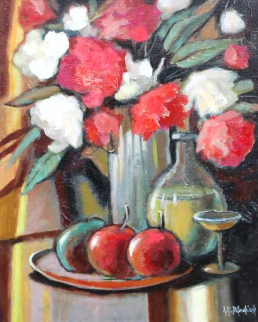 Jean-Guy Desrosiers (1934) - Deux Pommes, Une Coupe, Des Fleurs