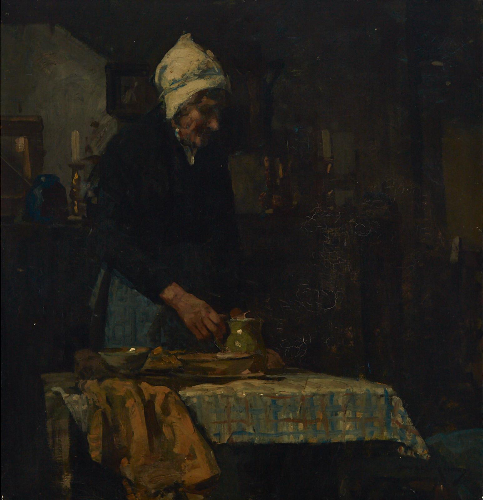 William Lee-Hankey (1869-1952) - Preparing The Meal