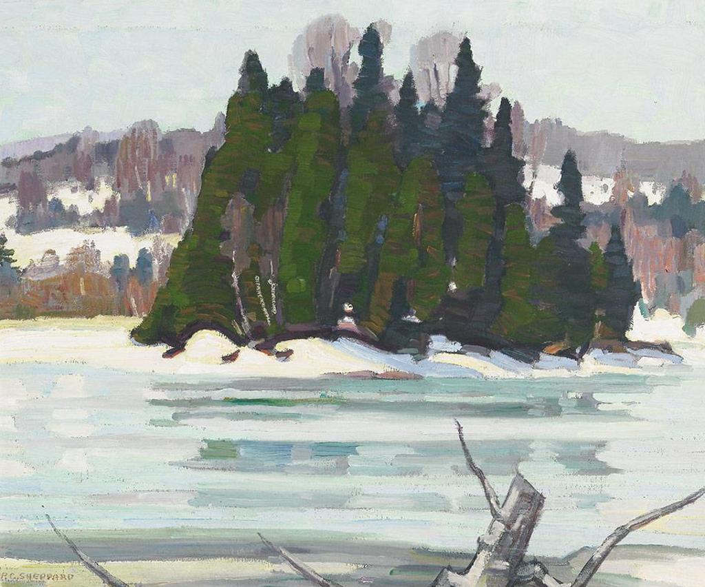 Peter Clapham (P.C.) Sheppard (1882-1965) - Winter Muskoka