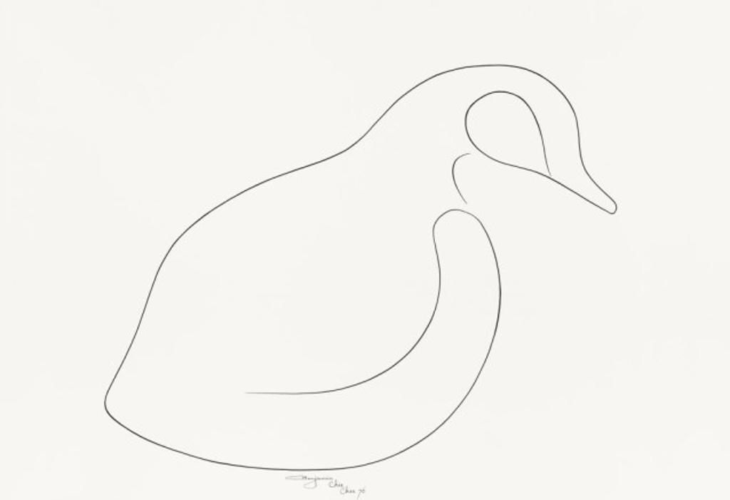 Benjamin Chee Chee (1944-1977) - Untitled Drawing (Duck)
