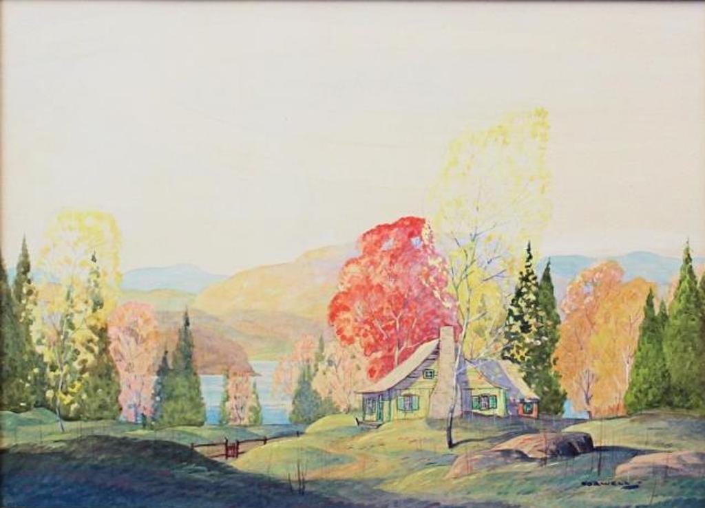 Graham Norble Norwell (1901-1967) - Laurentian Chalet in Autumn