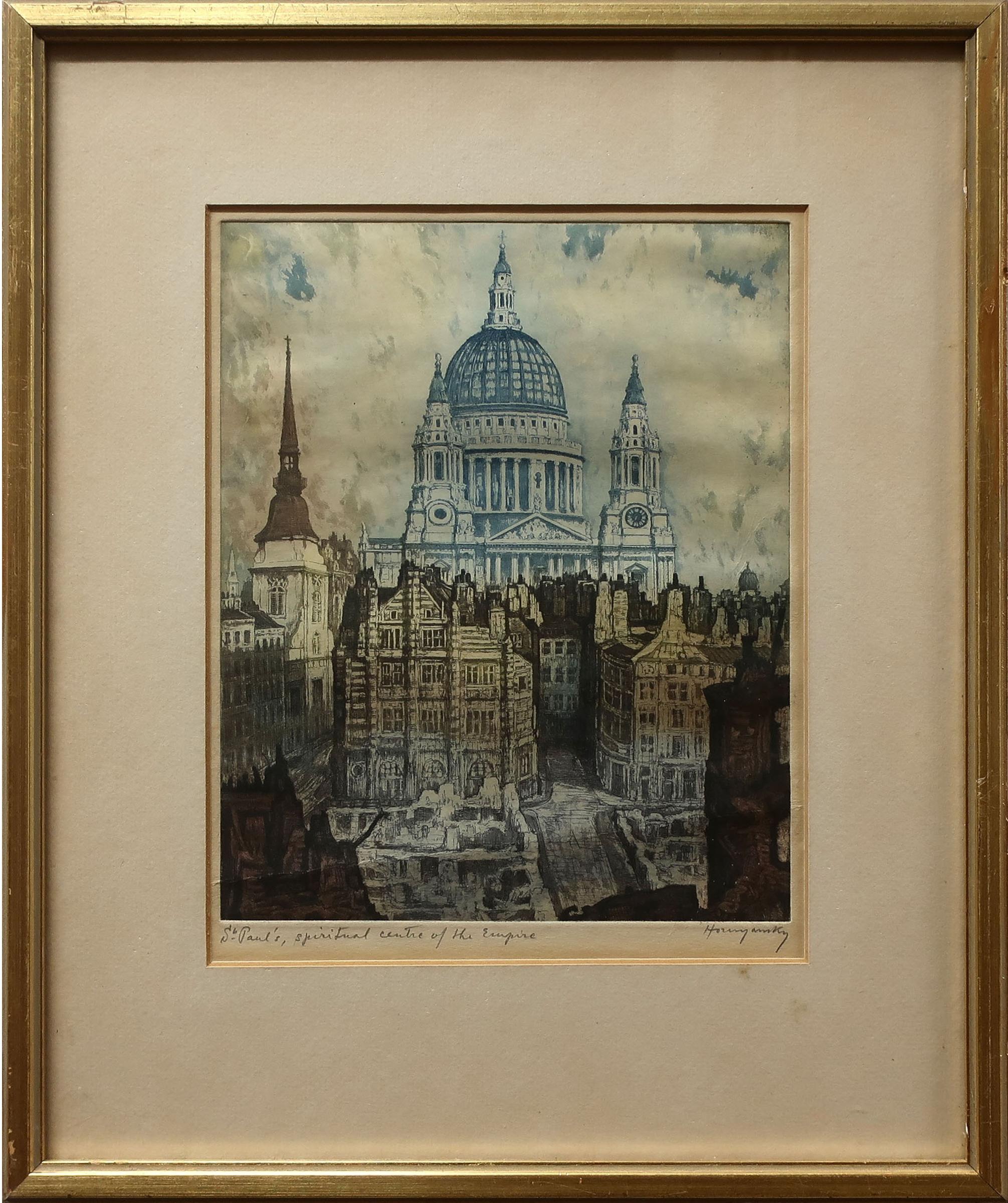 Nicholas Hornyansky (1896-1965) - St. Paul's, Spiritual Centre Of The Empire