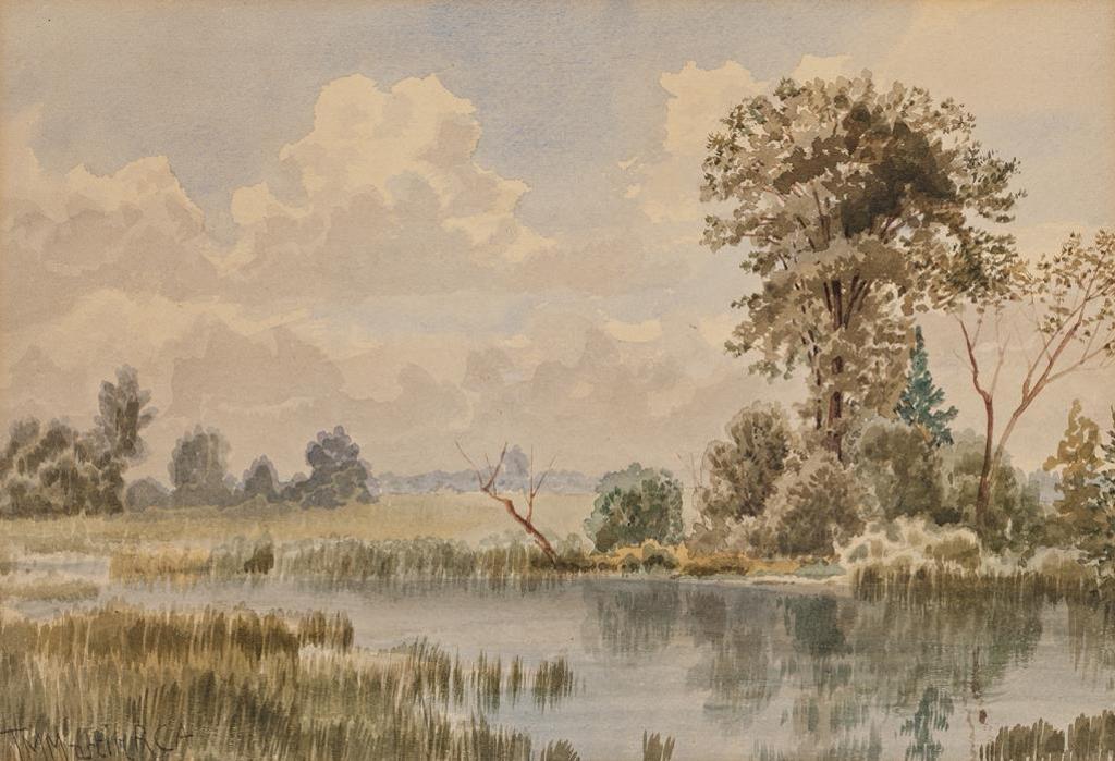 Thomas Mower Martin (1838-1934) - River Landscape