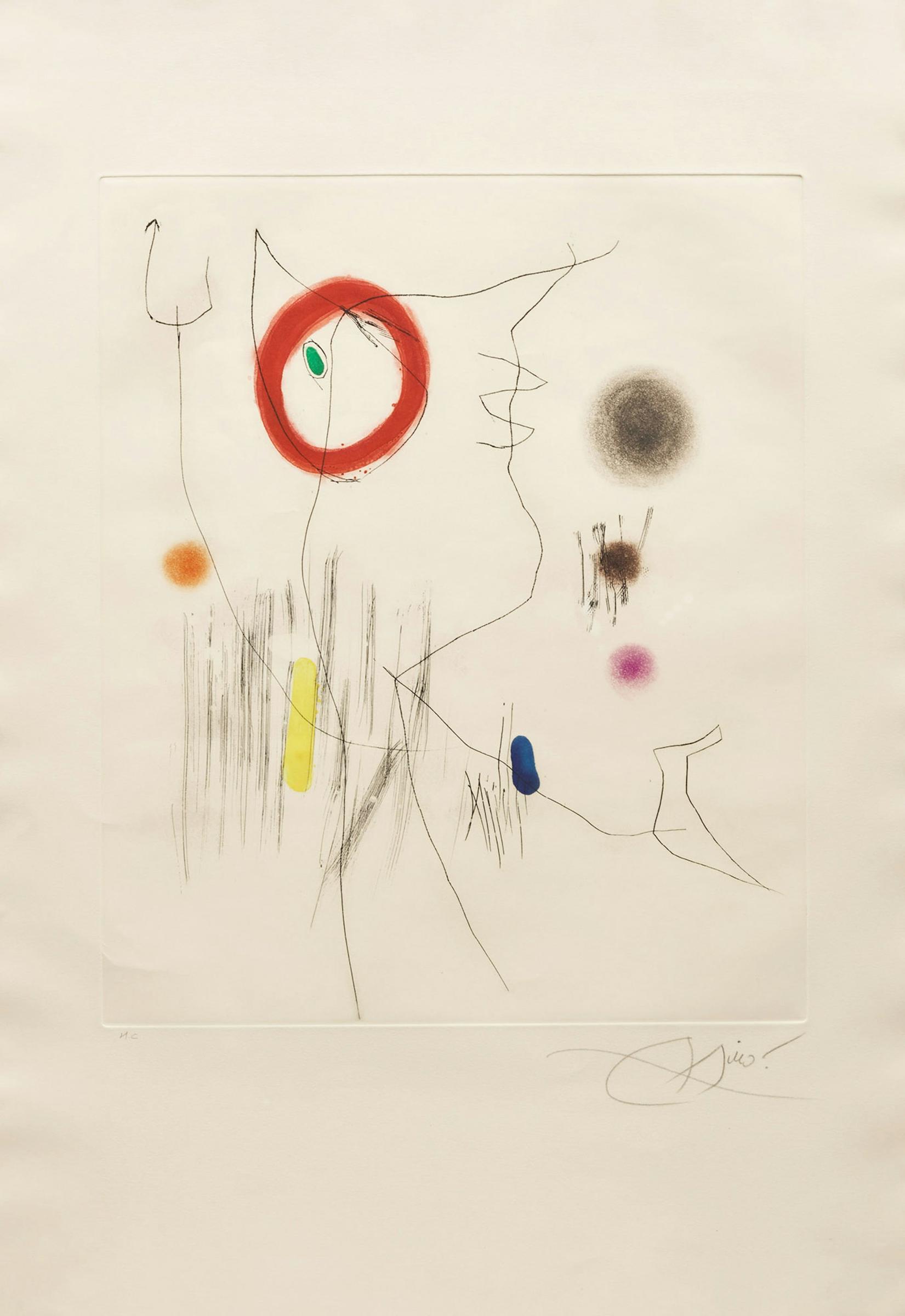 Joan Miró (1893-1983) - Gravé sur le Givre III (Dupin 553)