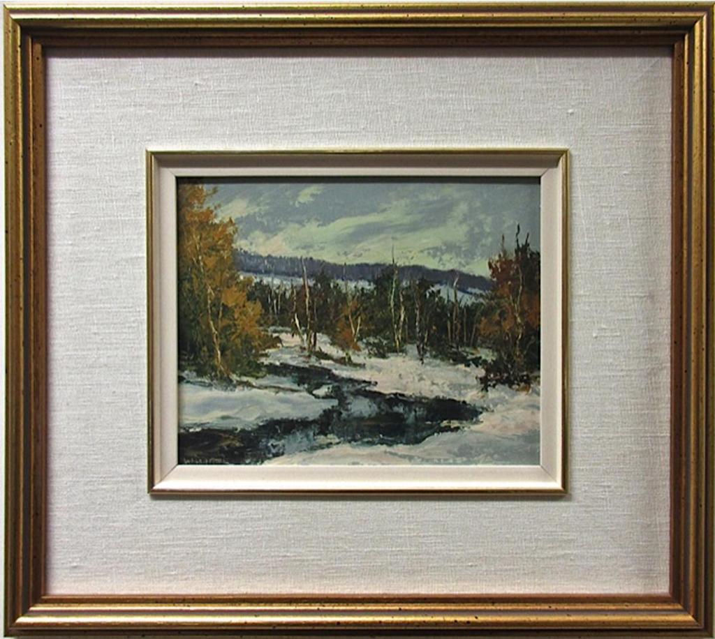 Wilf Franks Griffiths (1917-2000) - Creek In Winter, Haliburton