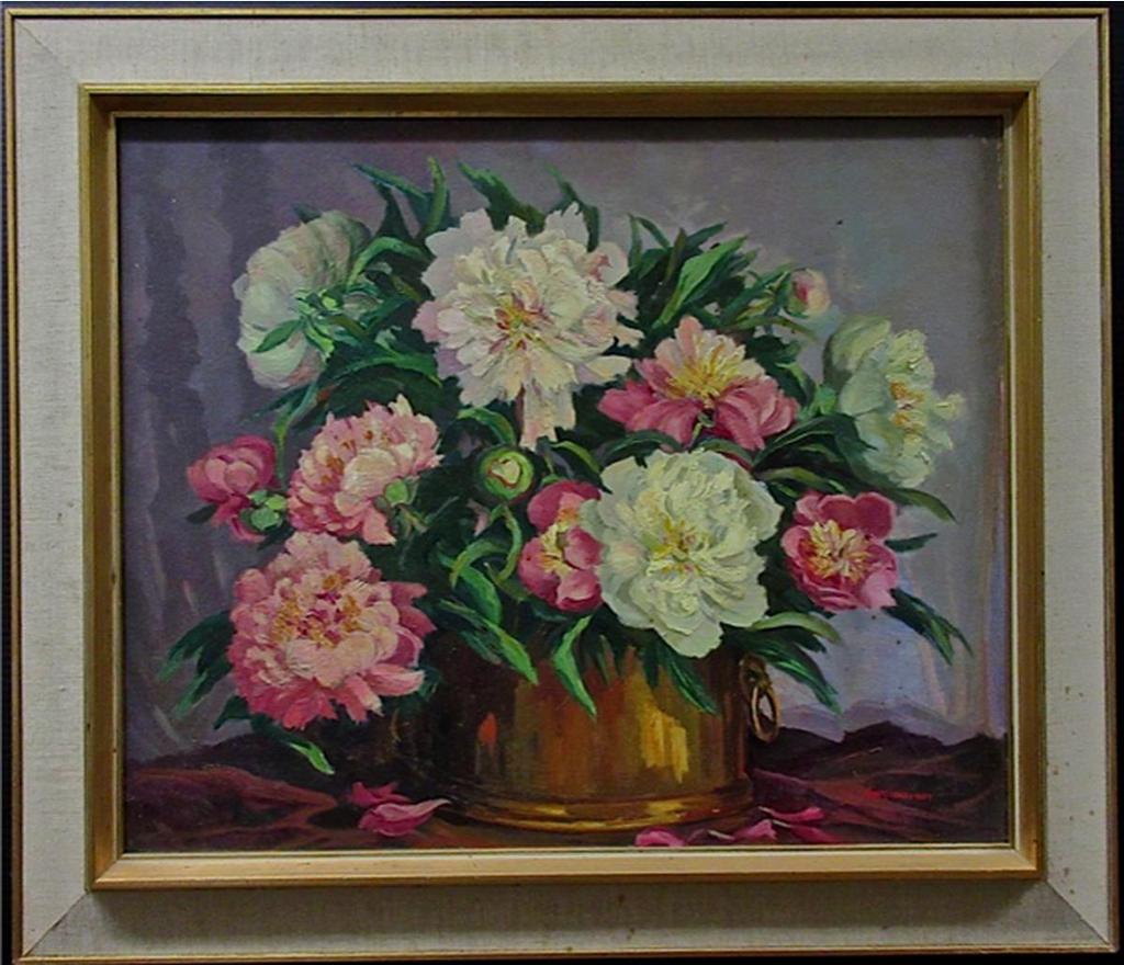 Clarence Roy Greenaway (1891-1972) - Peonies