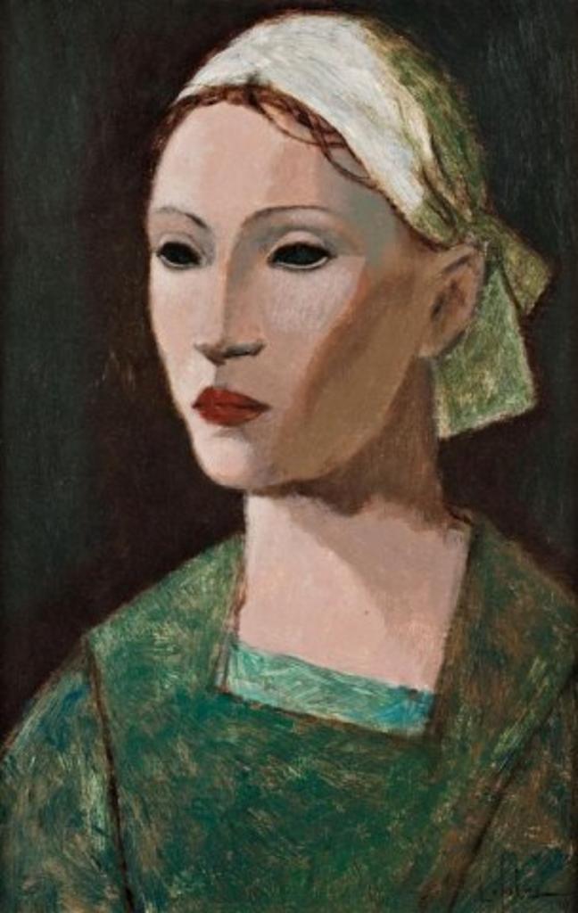Pierre Lefebvre (1954) - Jeune Femme au Bonnet