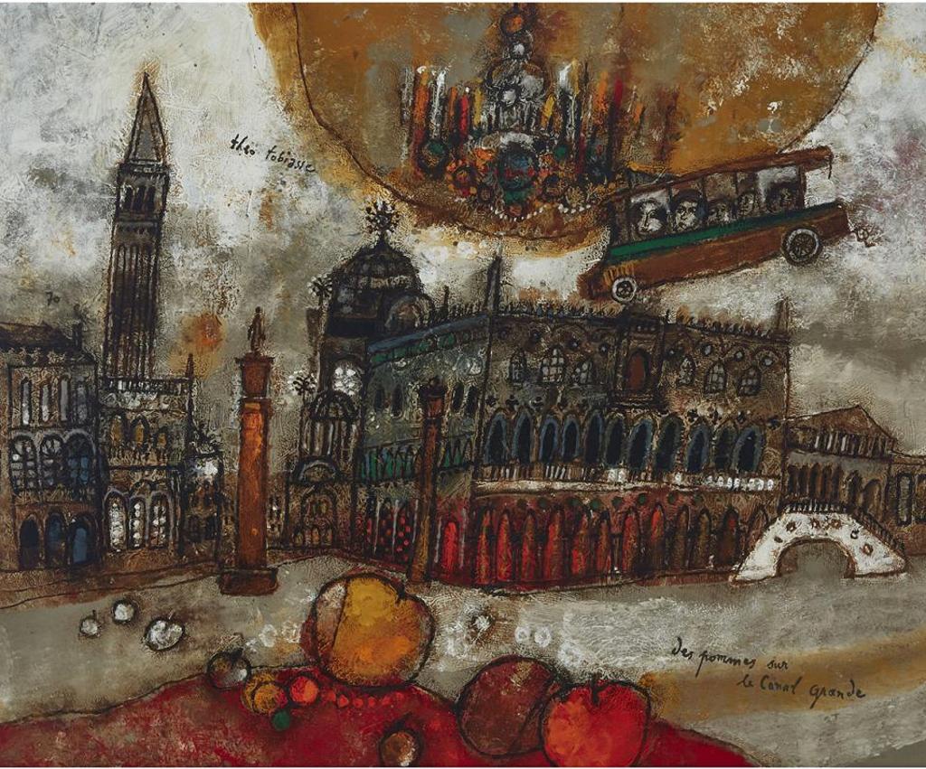 Théo Tobiasse (1927-2012) - Des Pommes Sur Le Canal Grande, 1970