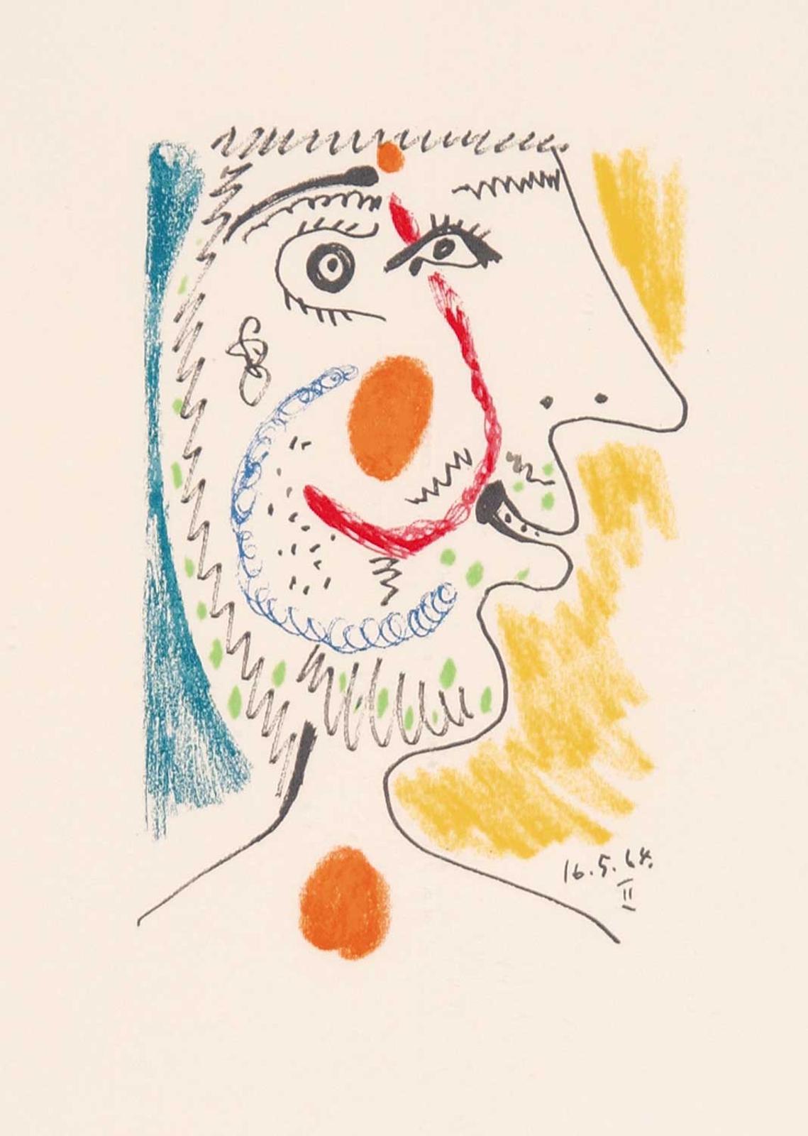 Pablo Ruiz Picasso (1881-1973) - Untitled - Portrait 16.5.64.II