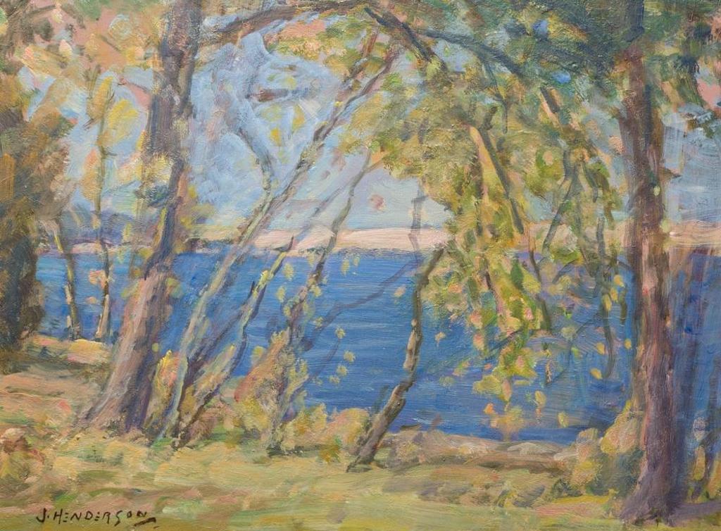 James Henderson (1871-1951) - Trees by the Water