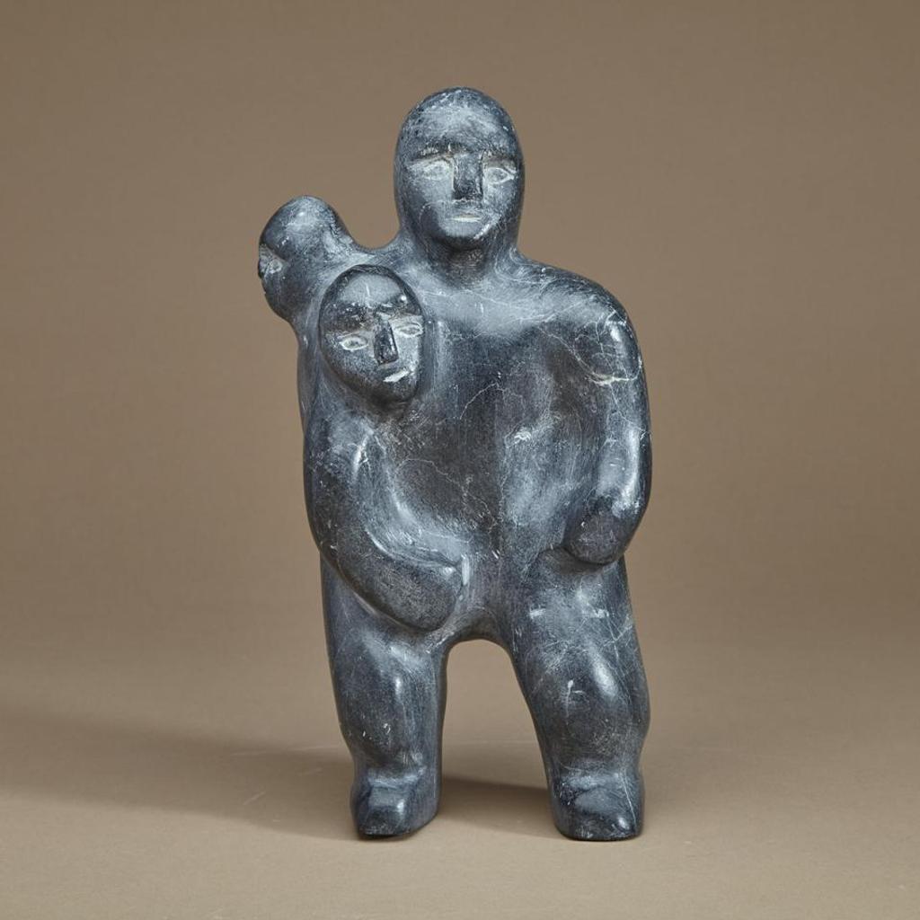 Tuna Iquliq (1935-2015) - Figure With Two Children